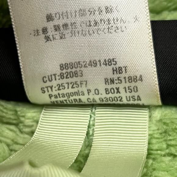 Patagonia R3 Jacket Womens Medium Green Polartec Fleece Lined Full Zip - Picture 9 of 14